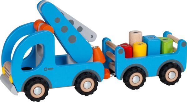 Kranwagen mit Anhänger