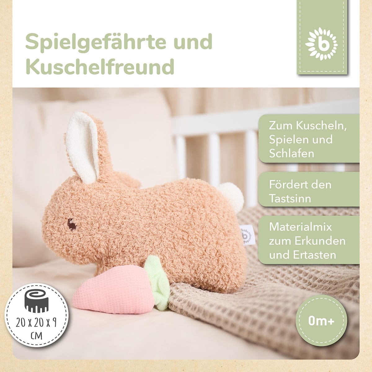 Kuscheltier Hase Fine – Bild 2