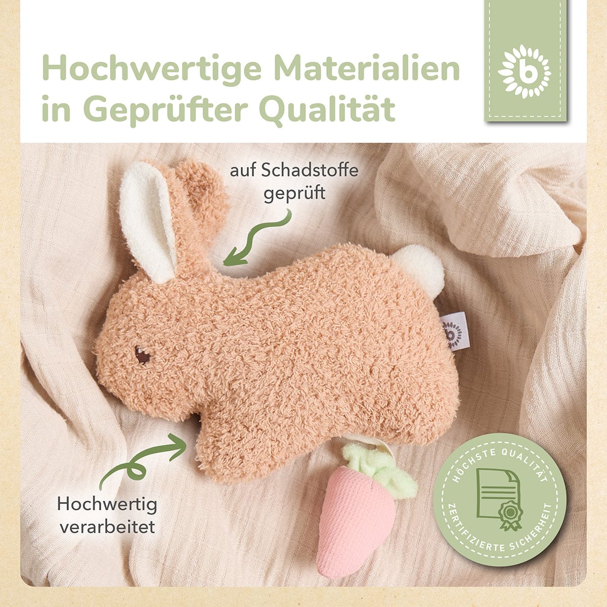 Kuscheltier Hase Fine – Bild 5