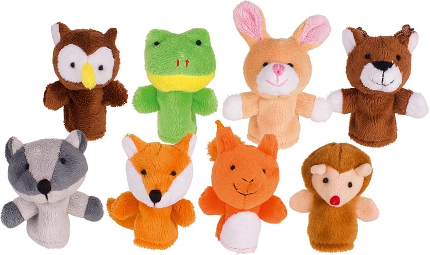 Fingerpuppenset Waldtiere